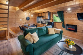 ZACISZE ,Jastrząb'' domek na Kaszubach z balią z jacuzzi Brodnica Dolna